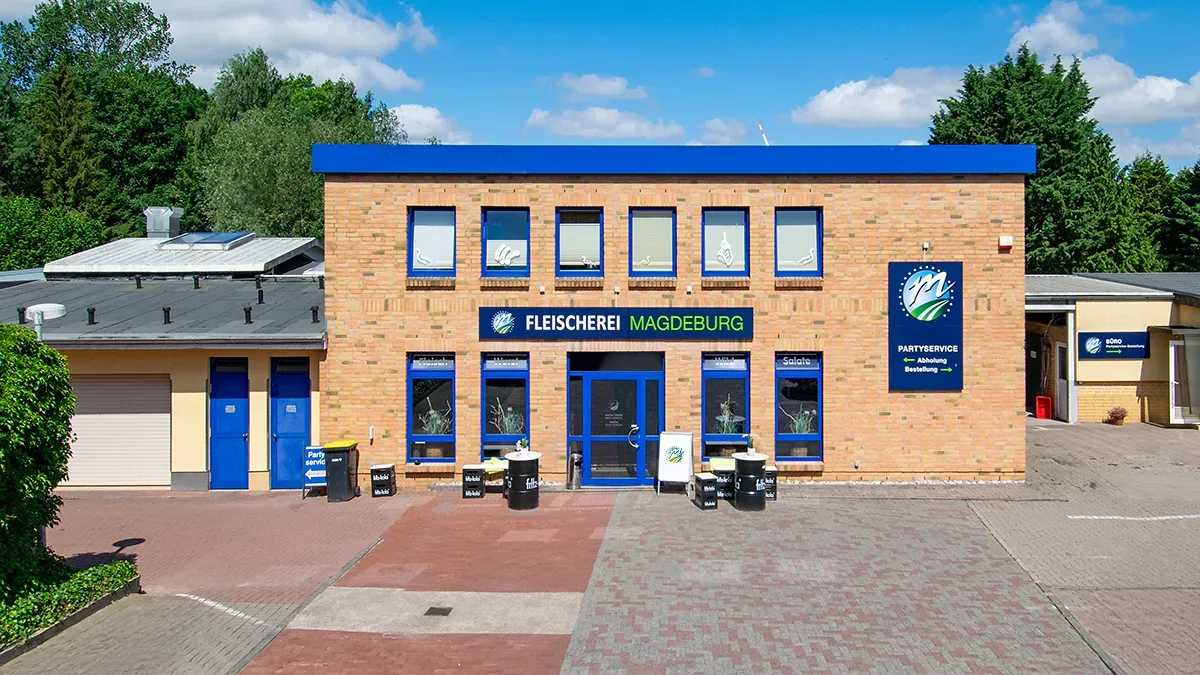 Außenansicht Fleischerei Magdeburg