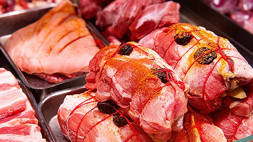 Küchenfertige Bratenstücke