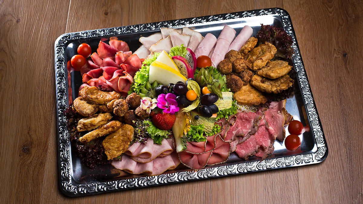 Braten-Schinkenplatte