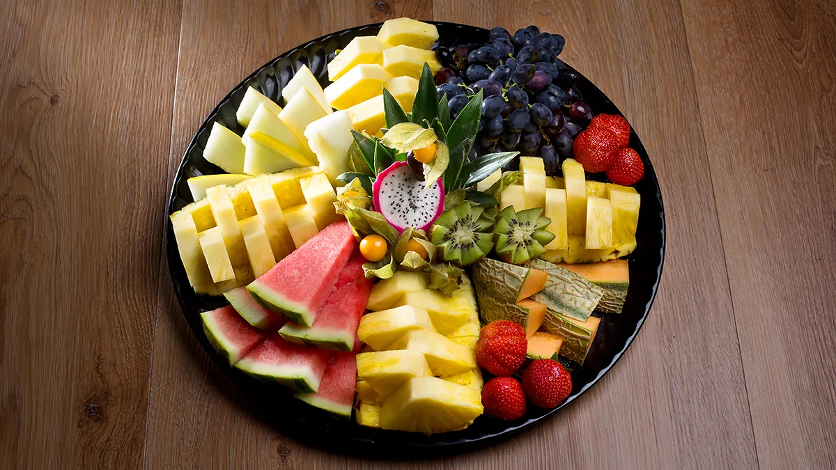 Bunte Obstplatte
