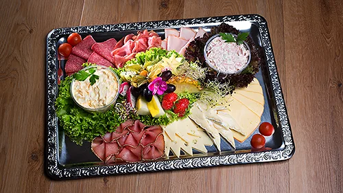 Salat-Aufschnittplatte