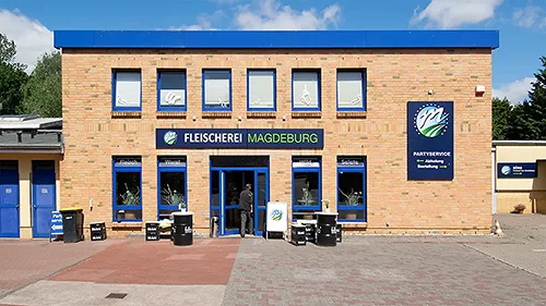 Außenansicht Fleischerei Magdeburg